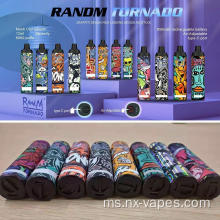 Randm Tornado 6000 puffs dengan gegelung mesh
